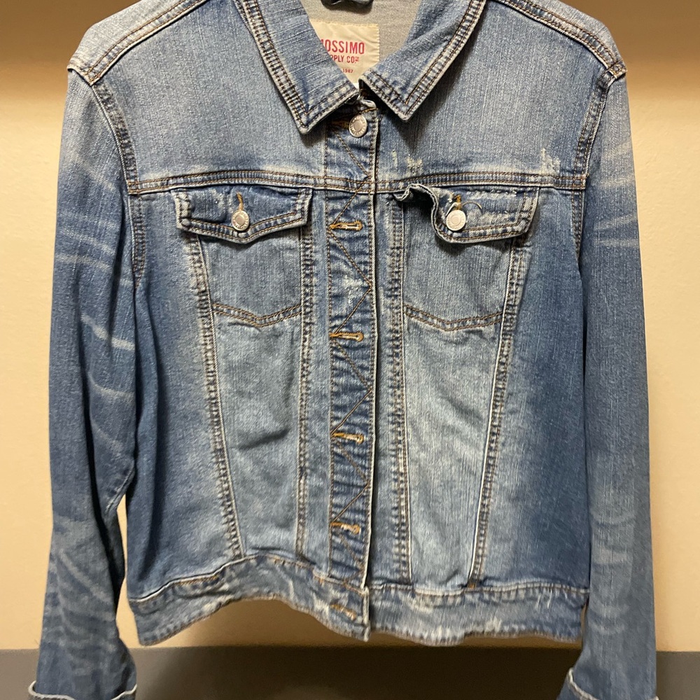Mossimo Supply Co Blue Jean Jacket Classic Design